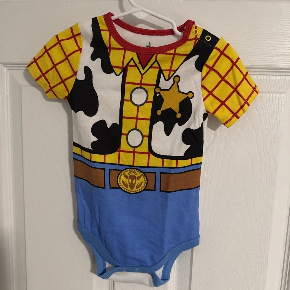 Disney Baby Woody Toy Story One Piece Body Suit   Size 18 Months NWOT